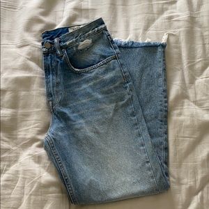 ALLSAINTS Mazzy Cropped Wide Leg Jean